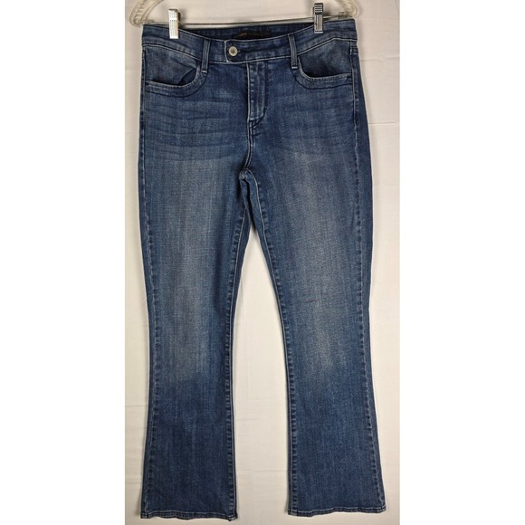Levi's Denim - Levi's Mid Rise Skinny Boot Jeans Size‎ 8M Blue Denim Light Wear